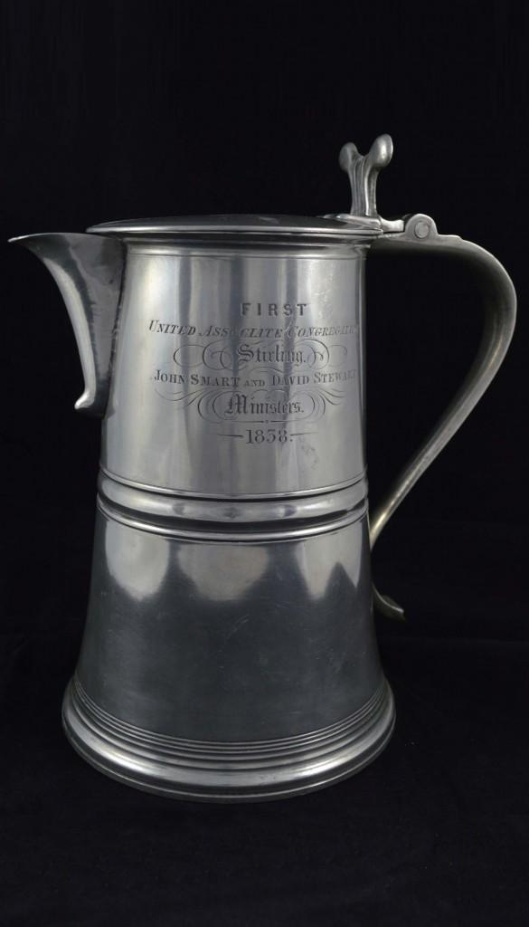 Pewter Flagon Laver, First United Associate Congregation