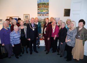 Presentation of the Stirling 2014 banner to the Stirling Smith from the Stirling & District Embroiderer's Guild