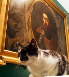 Museum cat Oswald and William Wallace