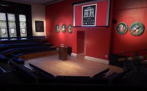 image of the lecture theatre of the stirling smith art gallery and museum