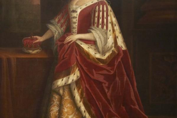 Image show portrait of Queen Caroline of Ansbach (1683 -1737)