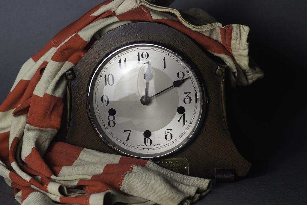 Stirling Albion Football Shirt , 1948 and Clock